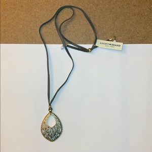 Lucky Brand Medallion Long Necklace